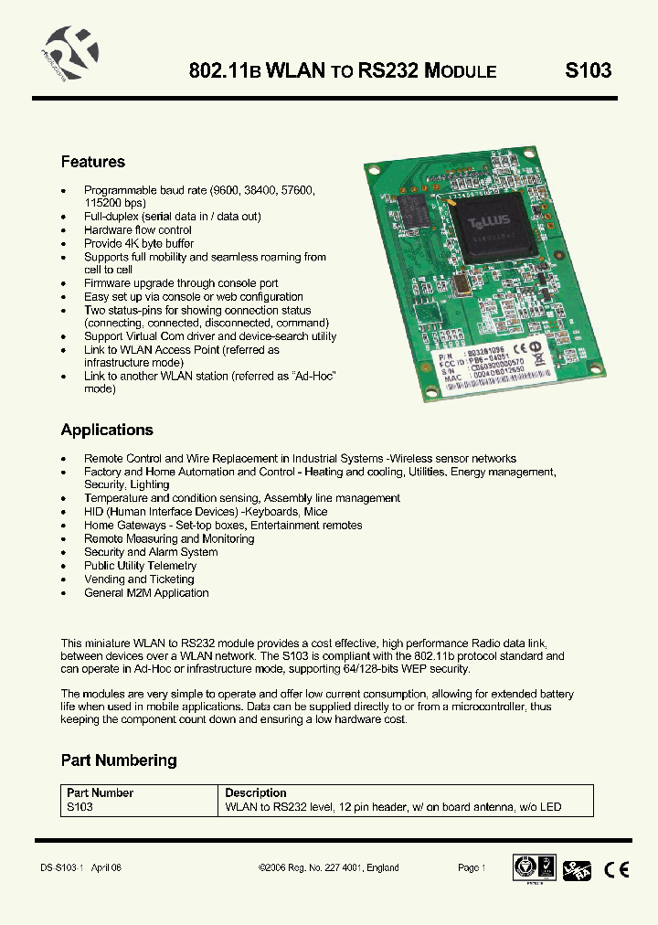 S103_4317315.PDF Datasheet