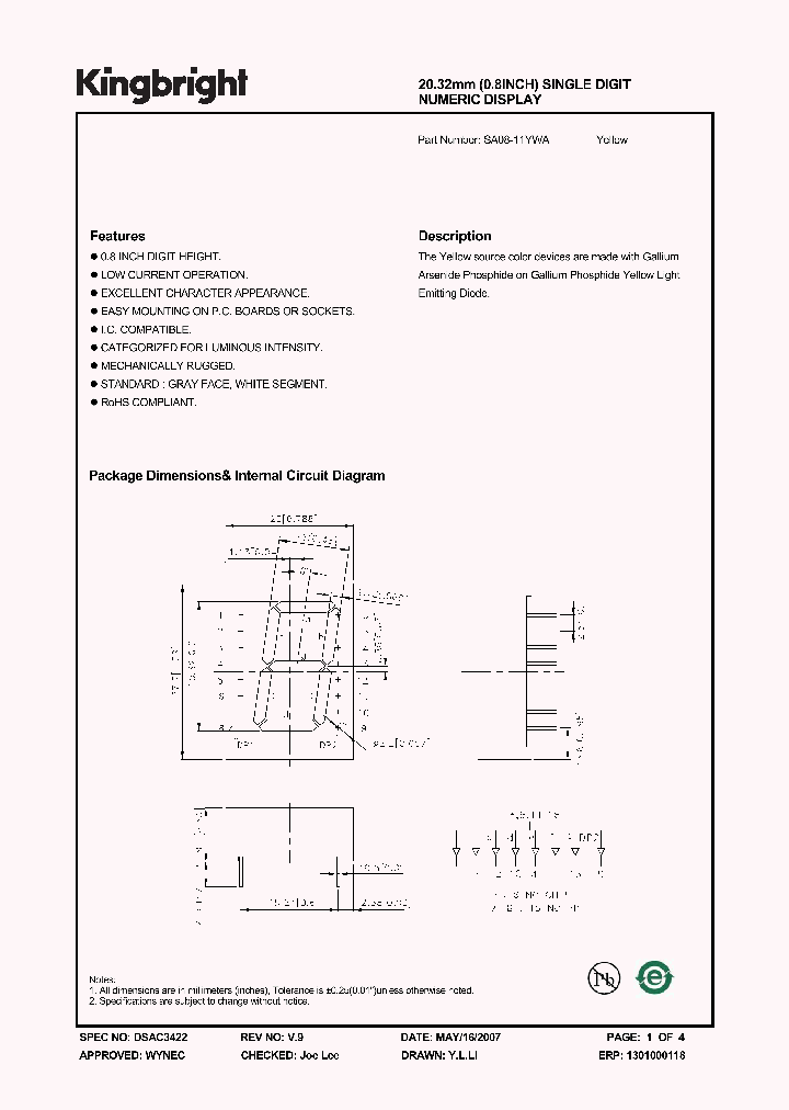 SA08-11YWA_4737198.PDF Datasheet