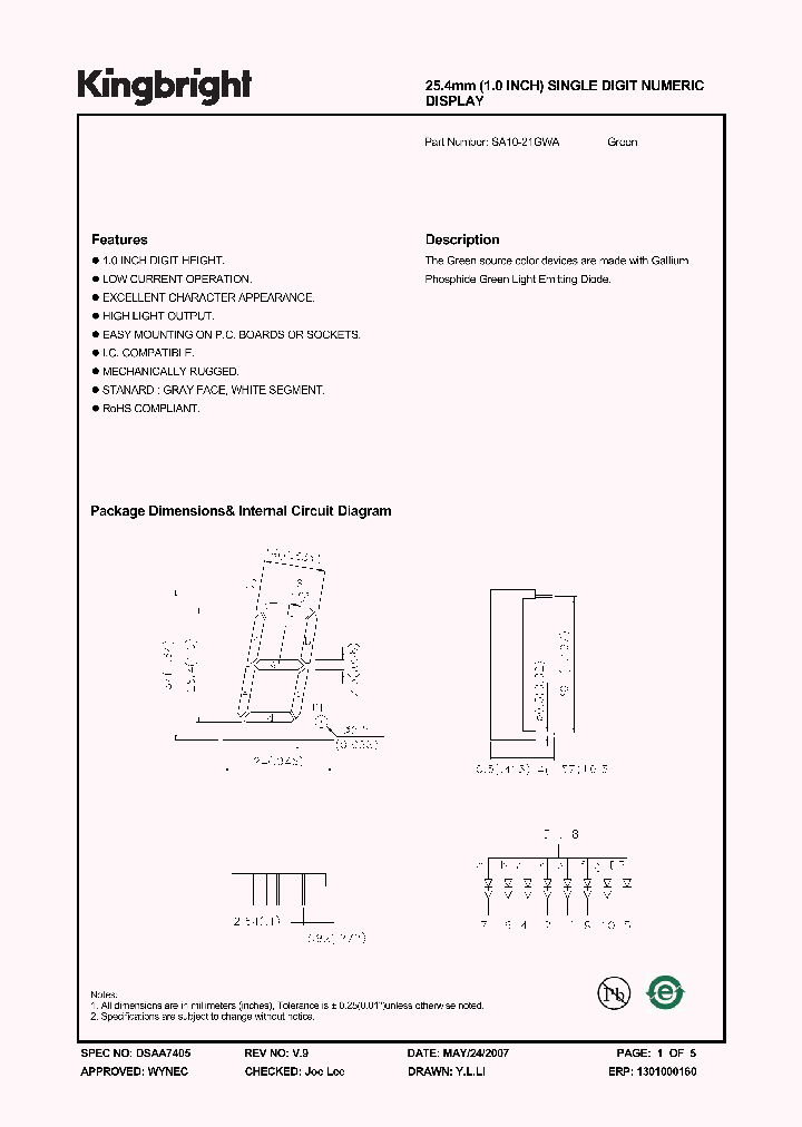 SA10-21GWA_4529551.PDF Datasheet