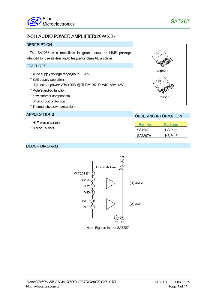 SA7267_4804807.PDF Datasheet