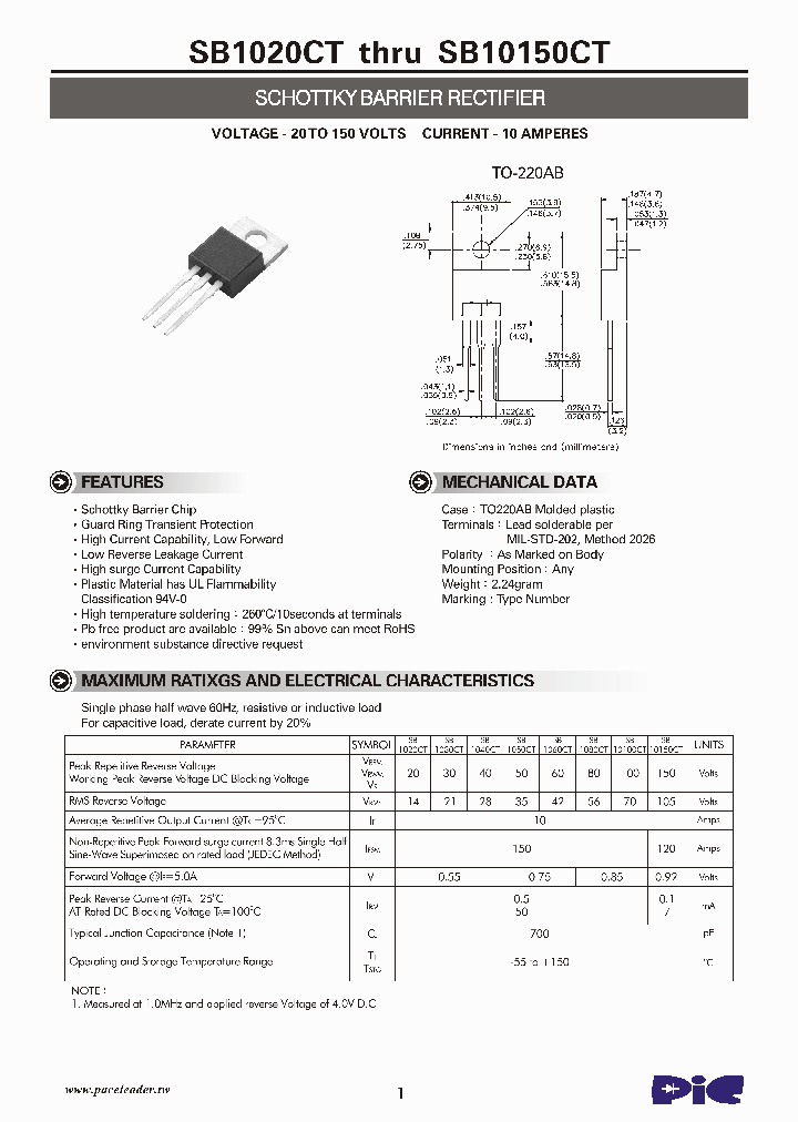 SB10100CT_4518839.PDF Datasheet