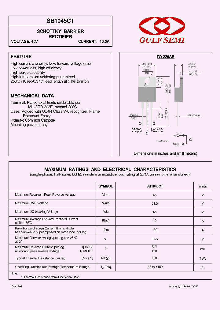 SB1045CT_4619836.PDF Datasheet