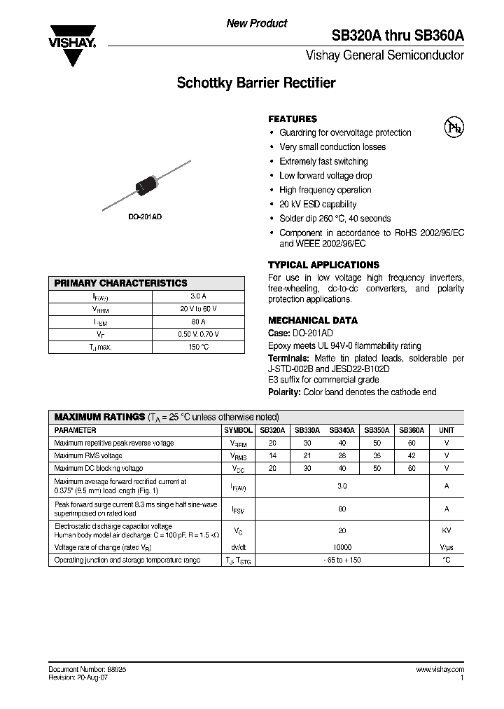 SB340A-E3_4211376.PDF Datasheet