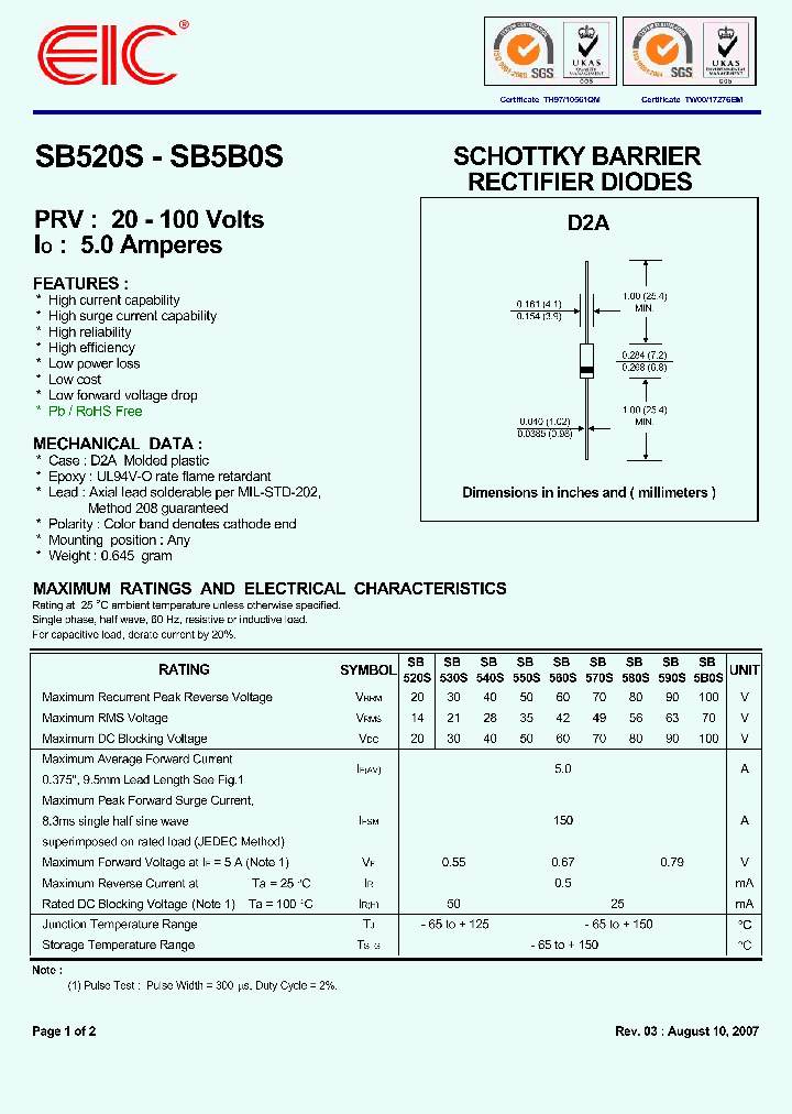 SB520S07_4919410.PDF Datasheet