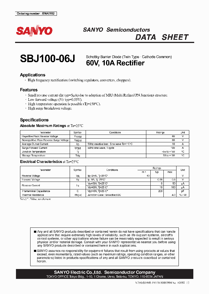 SBJ100-06J_4635568.PDF Datasheet