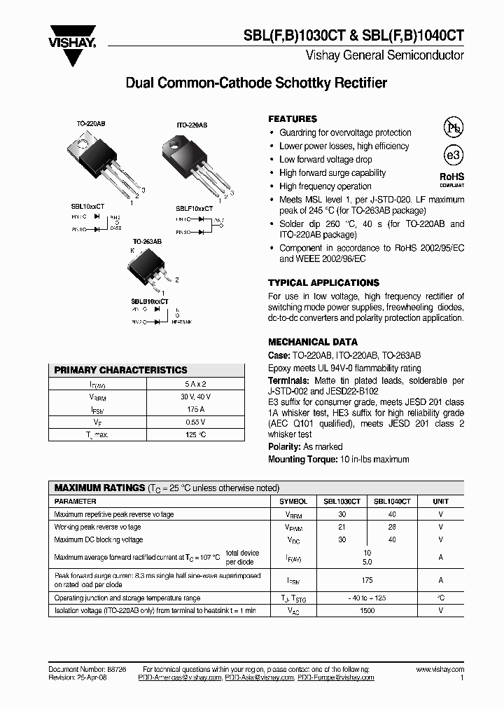 SBL1030CT_4486424.PDF Datasheet