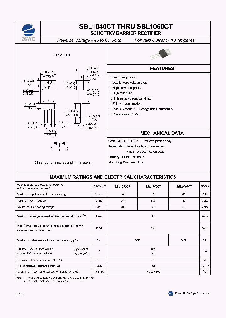 SBL1060CT_4620306.PDF Datasheet