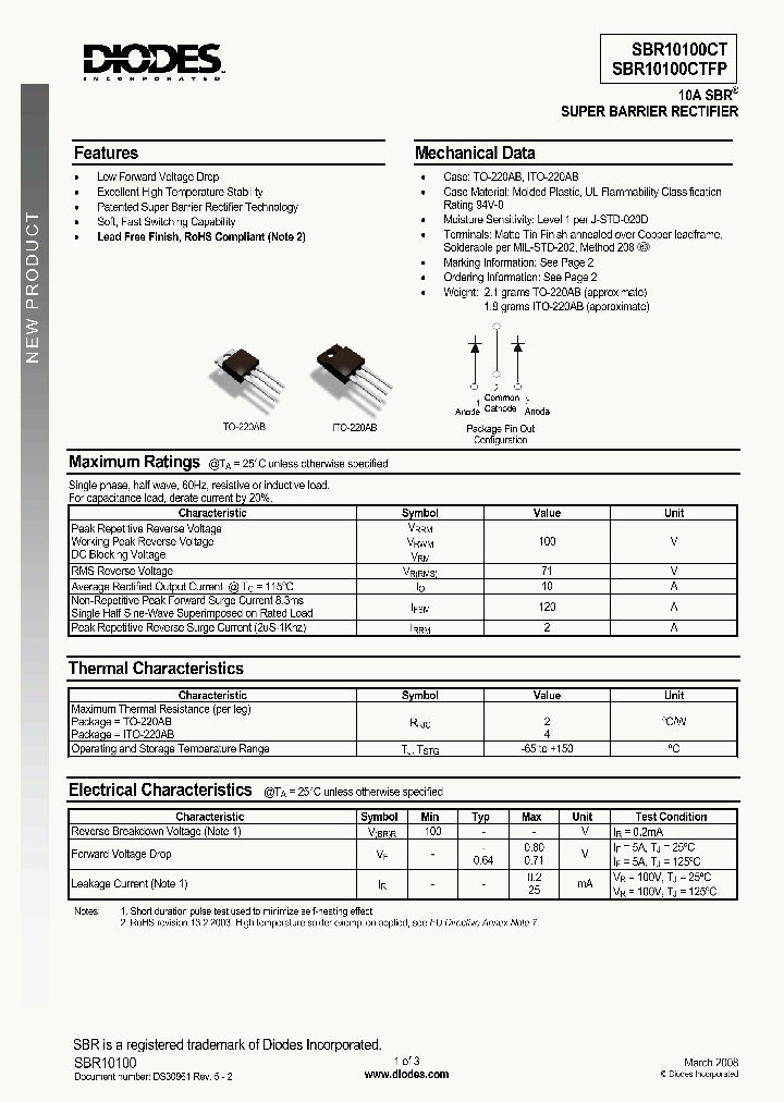 SBR10100CT08_4198581.PDF Datasheet