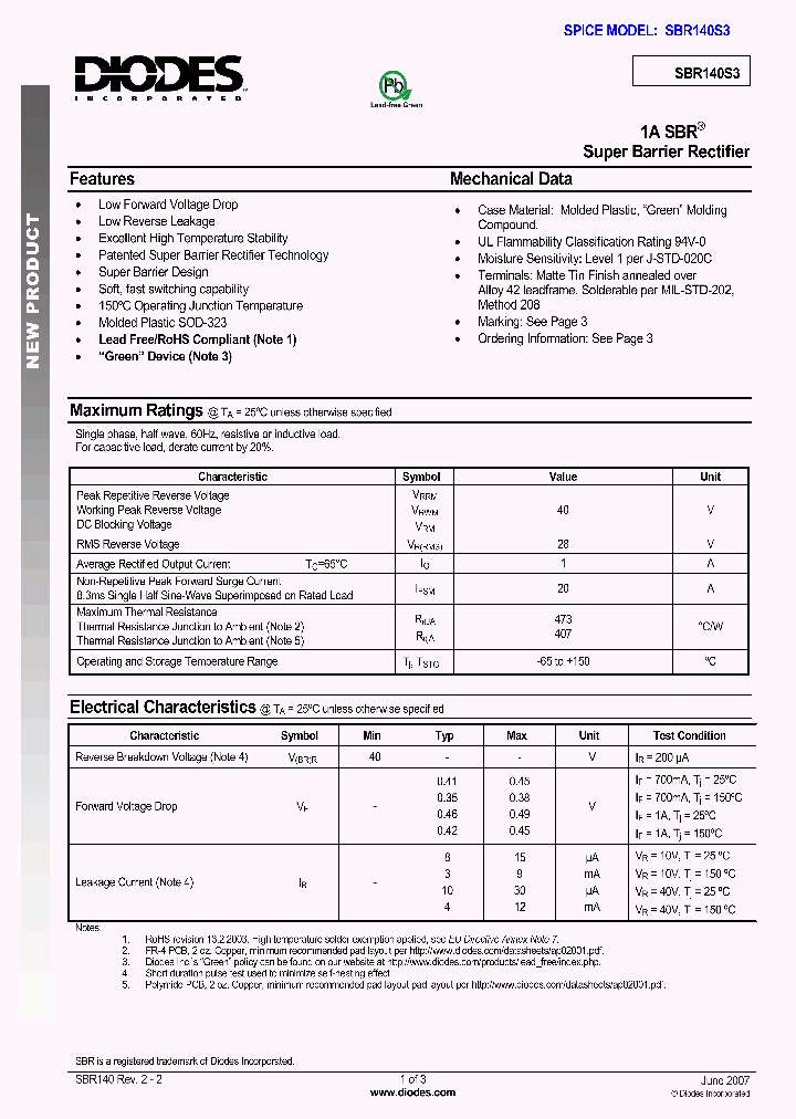SBR140S3-7_4908243.PDF Datasheet
