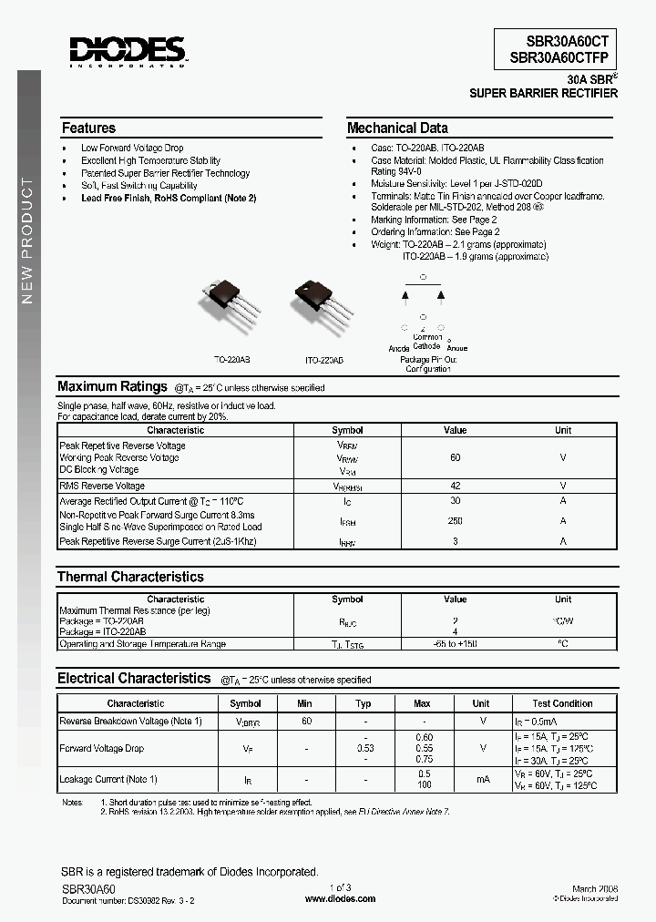 SBR30A60CT08_4245963.PDF Datasheet