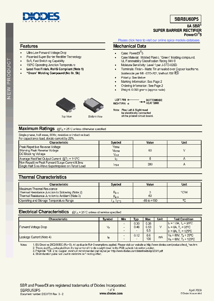 SBR8U60P5_4680238.PDF Datasheet