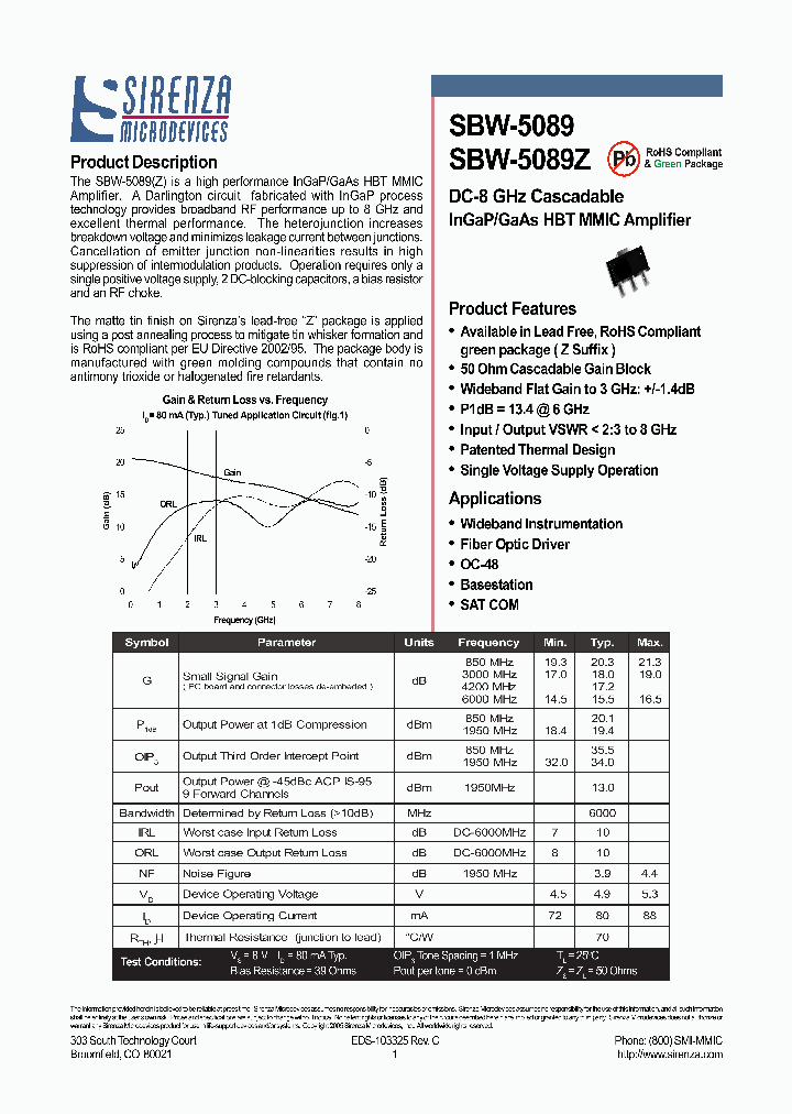 SBW-5089_4366615.PDF Datasheet