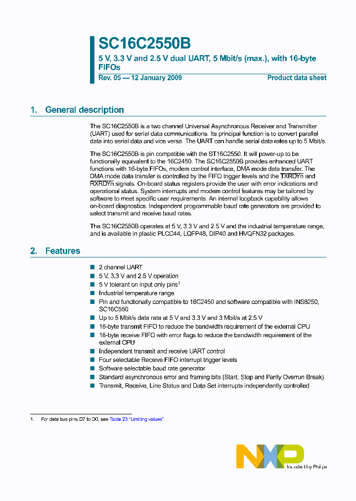 SC16C2550BIBS_4870223.PDF Datasheet
