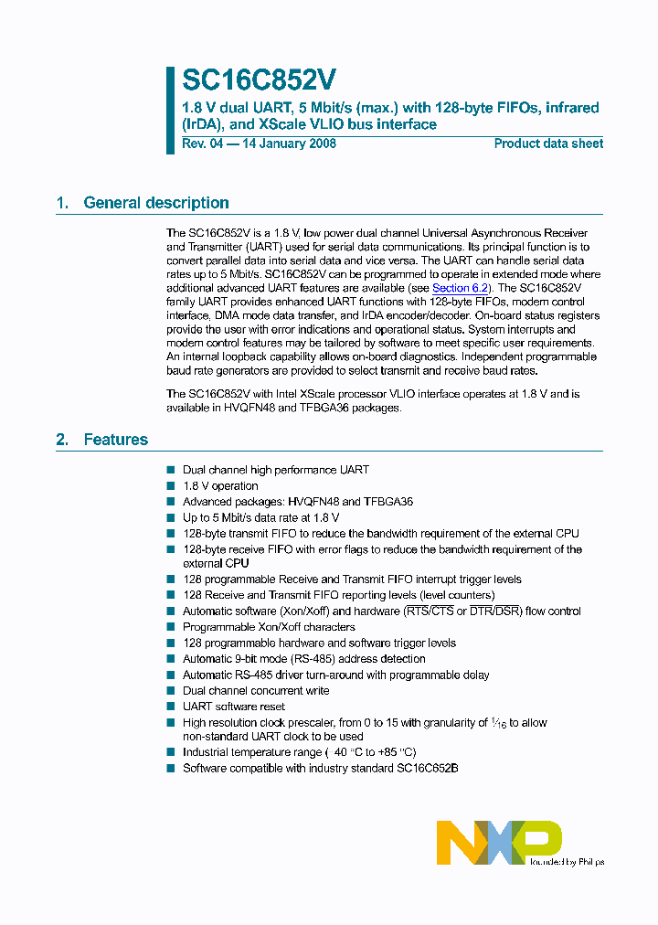 SC16C852V08_4919439.PDF Datasheet