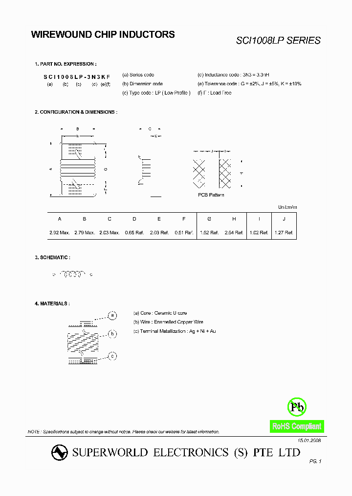SCI1008LP-15NF_4460129.PDF Datasheet