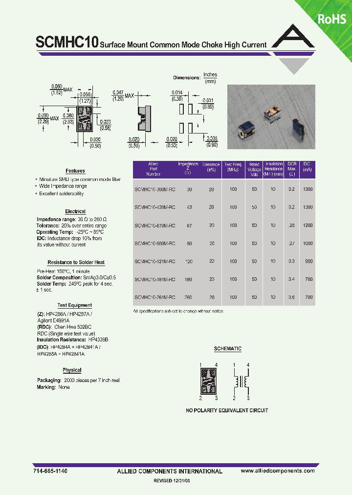 SCMHC10-300M-RC_4529256.PDF Datasheet