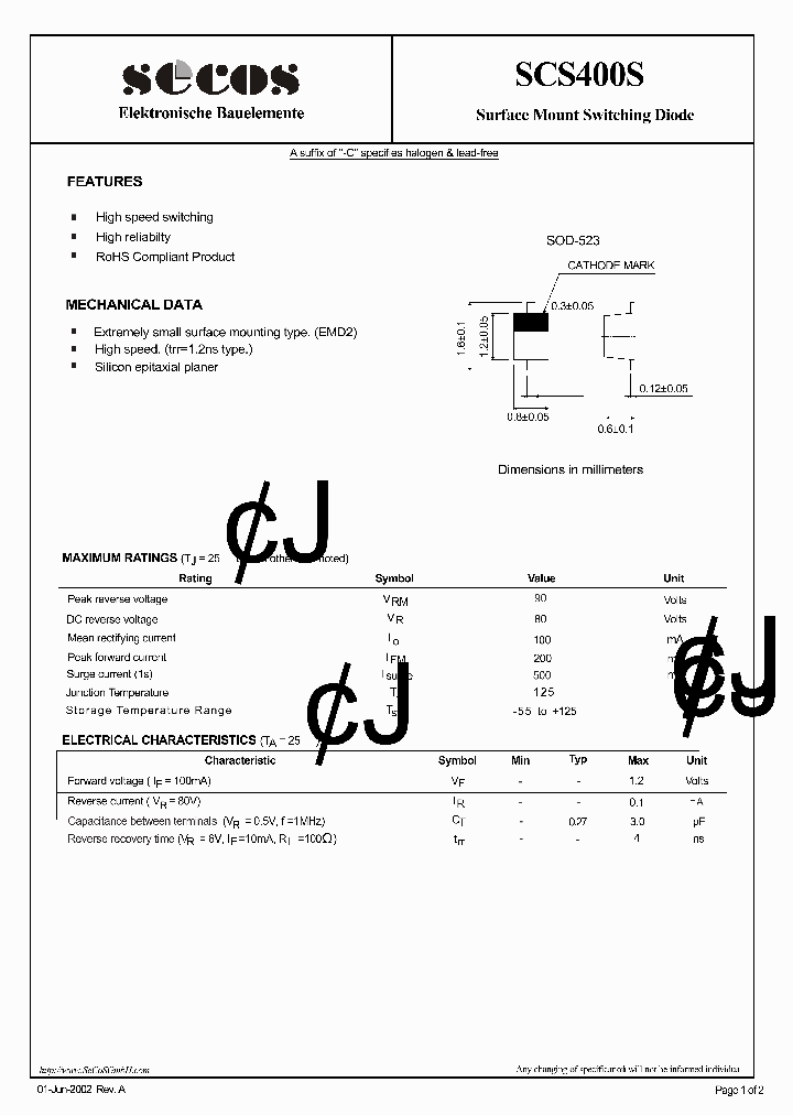SCS400S_4707939.PDF Datasheet