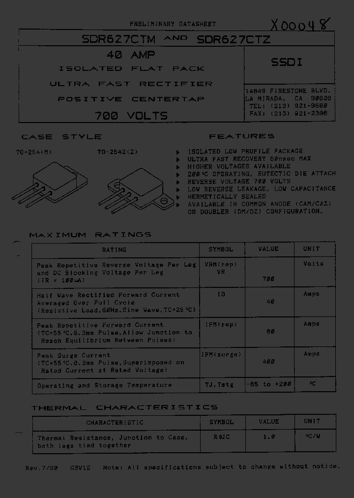SDR627CTM_4490974.PDF Datasheet