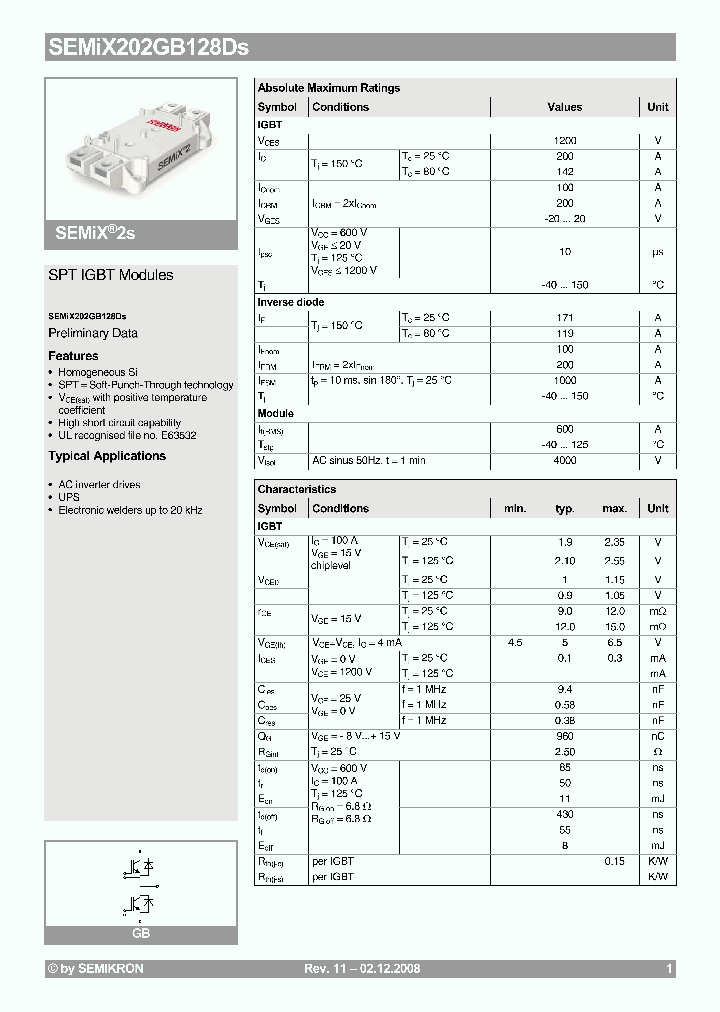 SEMIX202GB128DS08_4775719.PDF Datasheet