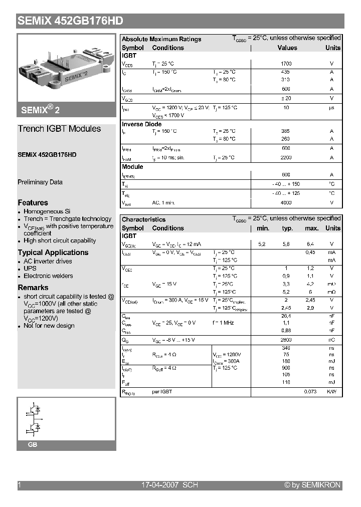 SEMIX452GB176HD_4437516.PDF Datasheet