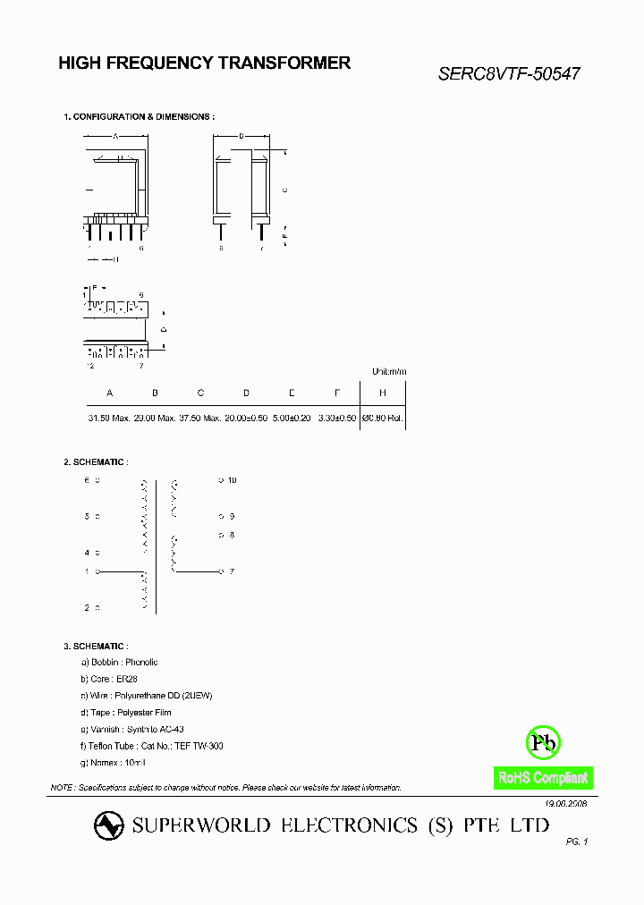 SERC8VTF-50547_4748721.PDF Datasheet