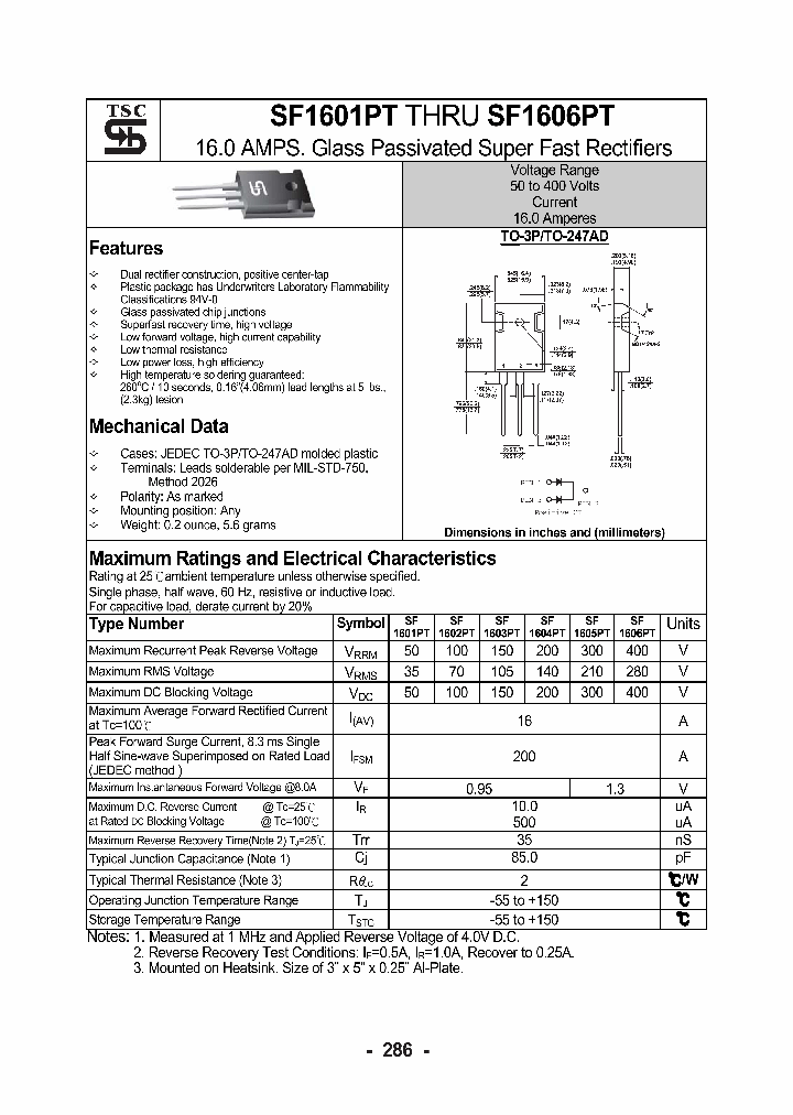SF1601PT1_4627011.PDF Datasheet
