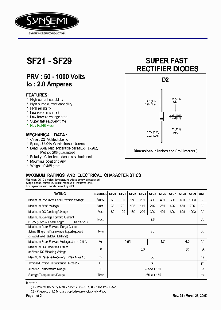 SF26_4456294.PDF Datasheet