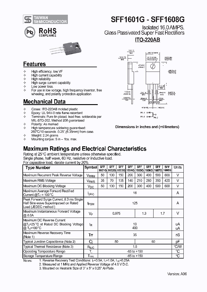 SFF1601G_4242181.PDF Datasheet