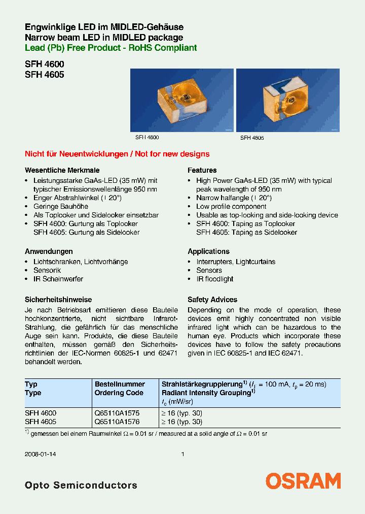 SFH4600_4272936.PDF Datasheet