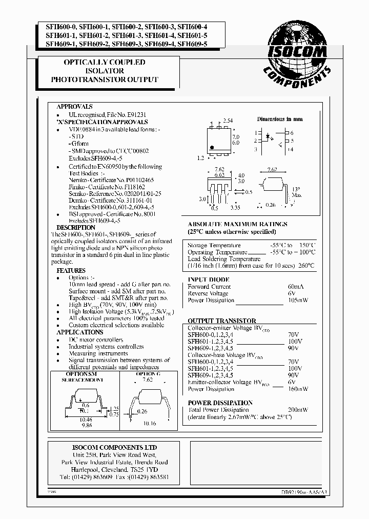 SFH600-0_4660347.PDF Datasheet