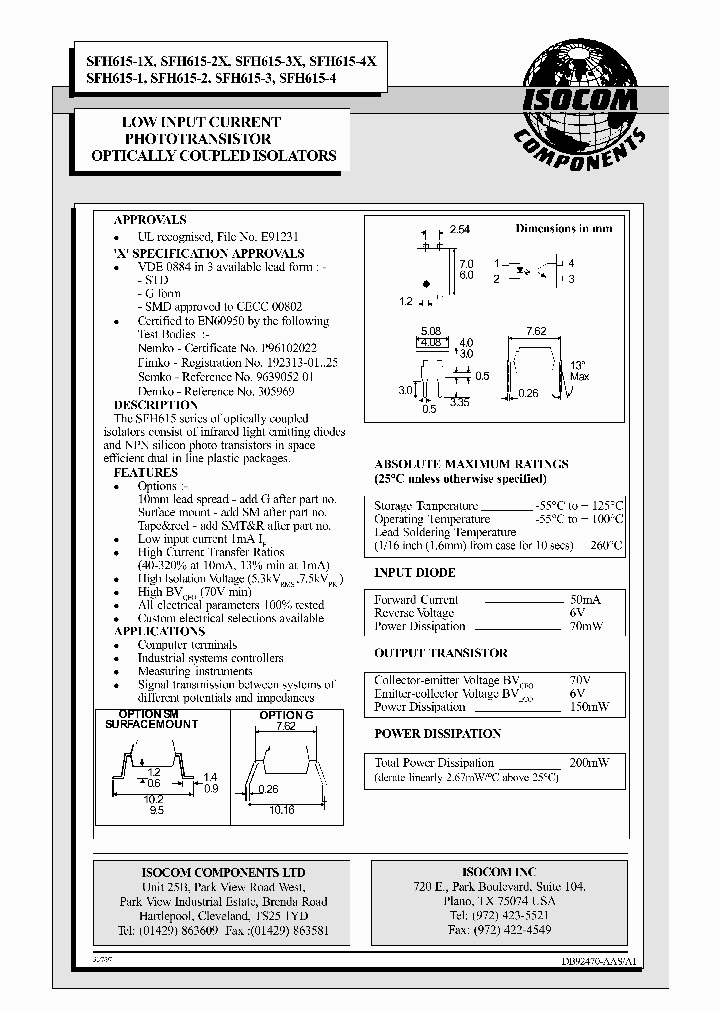 SFH615-3X_4879373.PDF Datasheet