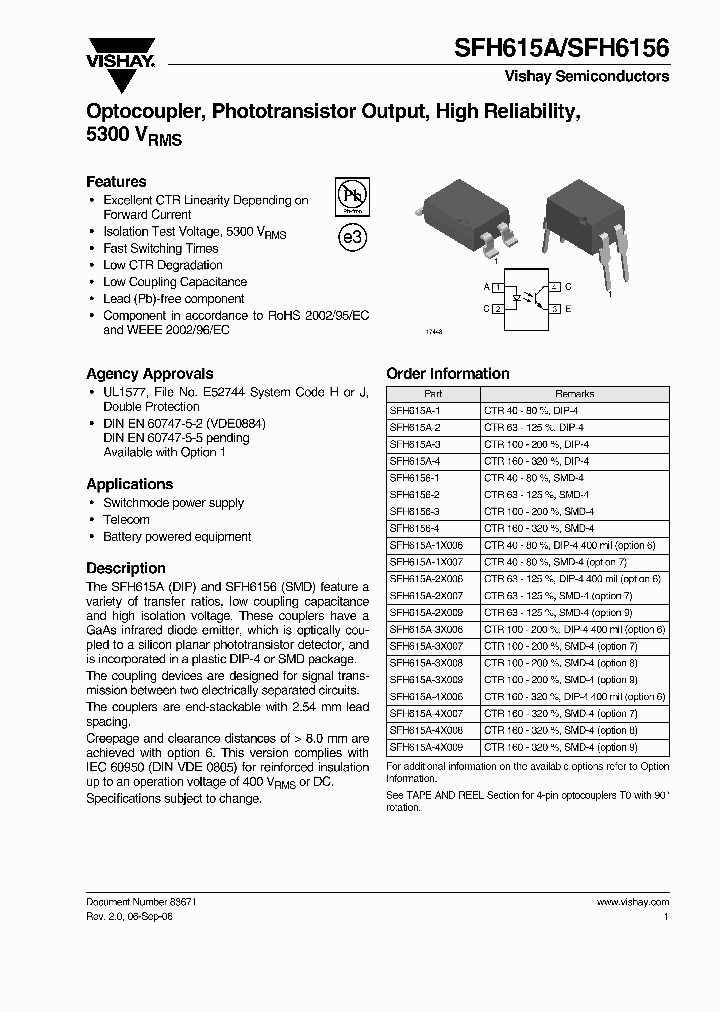 SFH615A08_4892017.PDF Datasheet