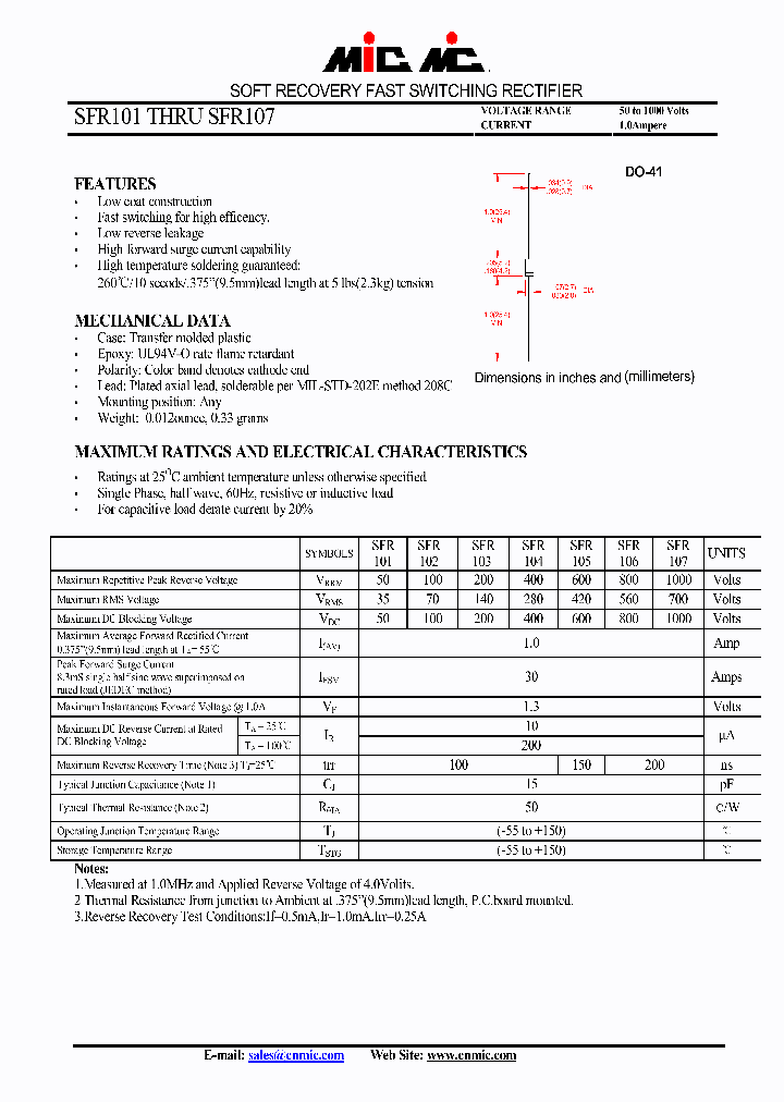 SFR106_4673193.PDF Datasheet
