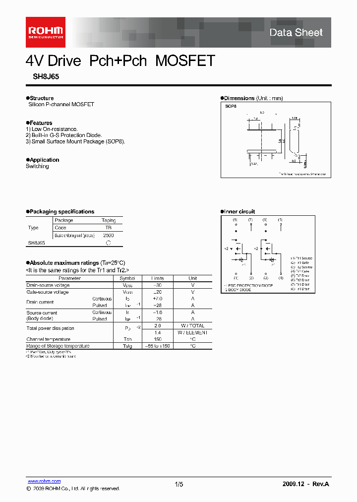 SH8J65_4586185.PDF Datasheet