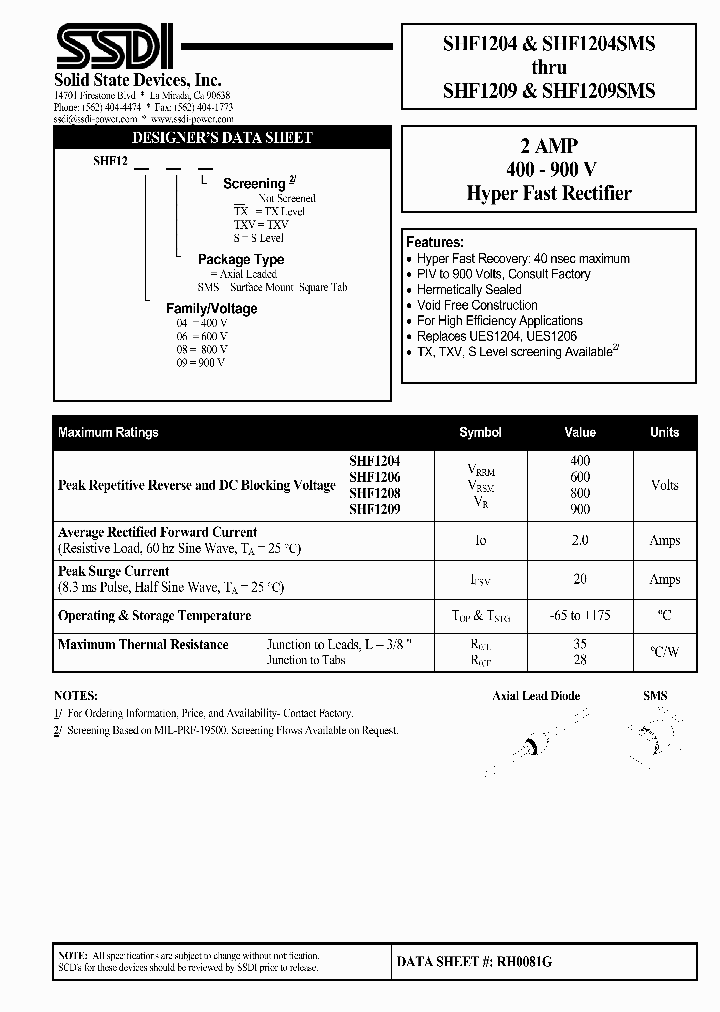 SHF1204_4287030.PDF Datasheet