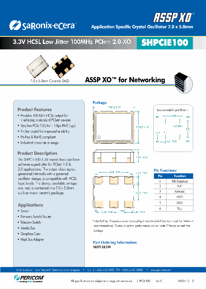 SHPCIE100_4632797.PDF Datasheet