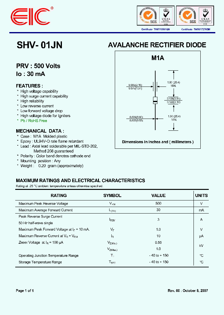 SHV-01JN_4909088.PDF Datasheet