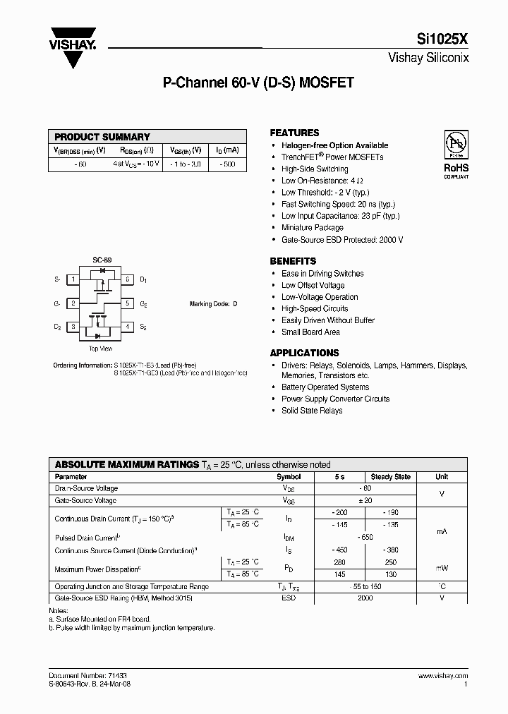 SI1025X-T1-E3_4703679.PDF Datasheet