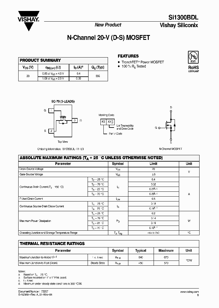 SI1300BDL_4251163.PDF Datasheet