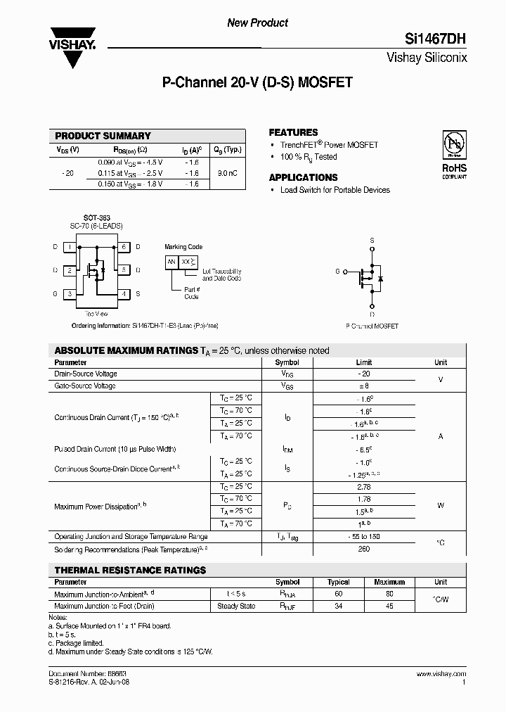SI1467DH_4365126.PDF Datasheet