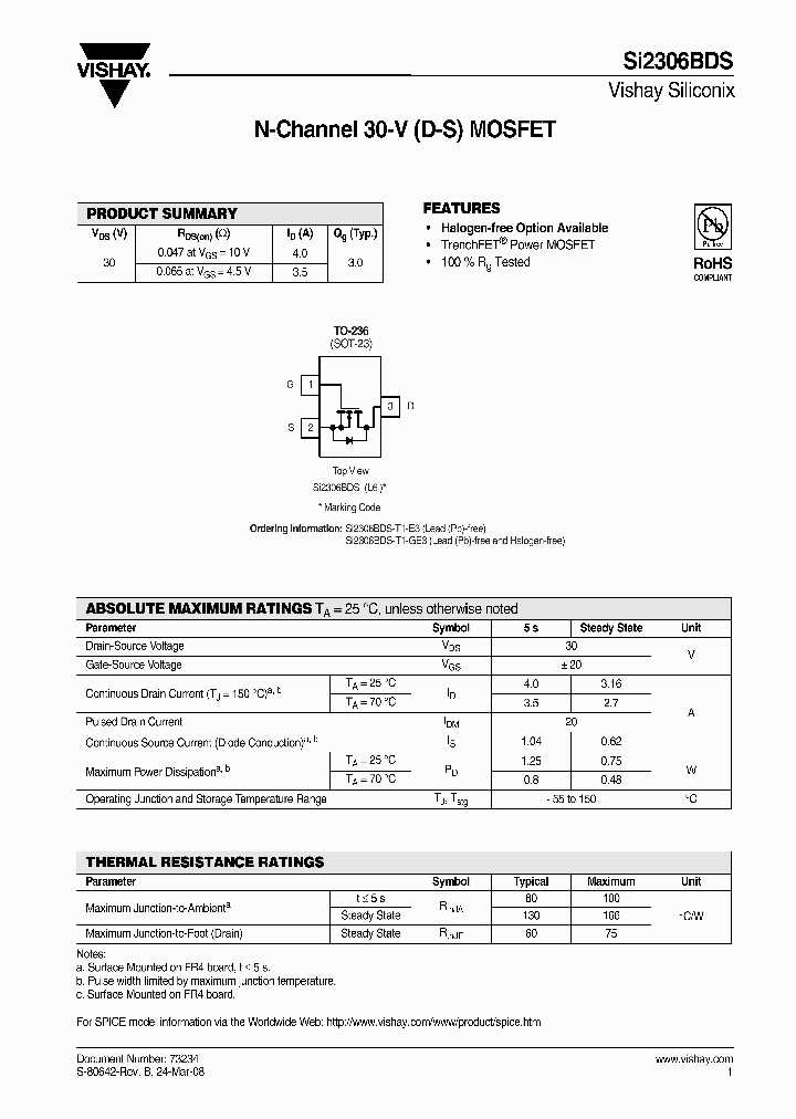 SI2306BDS-T1-E3_4269749.PDF Datasheet