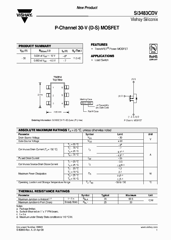 SI3483CDV-T1-E3_4468396.PDF Datasheet