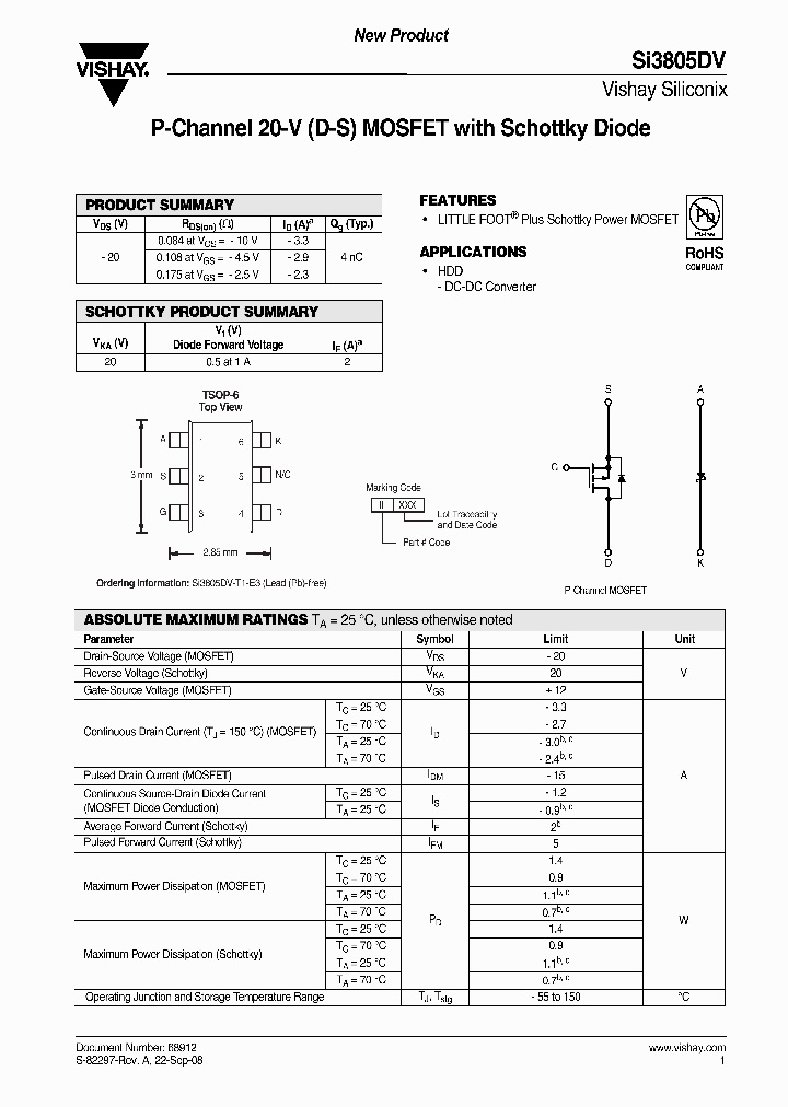 SI3805DV_4278890.PDF Datasheet