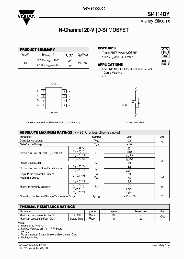 SI4114DY_4188069.PDF Datasheet
