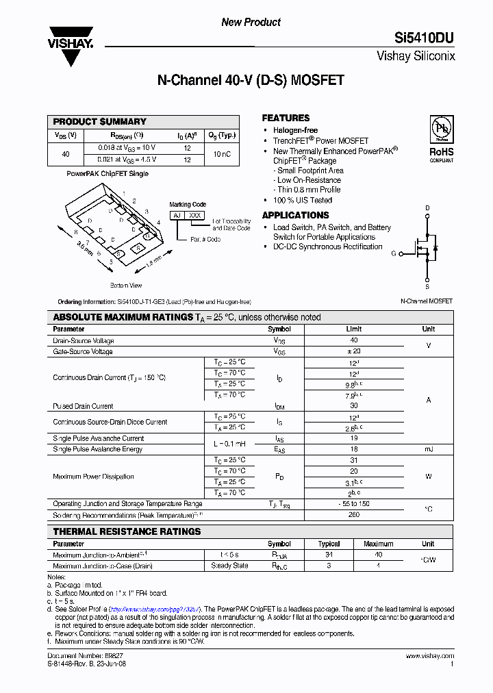 SI5410DU_4258771.PDF Datasheet