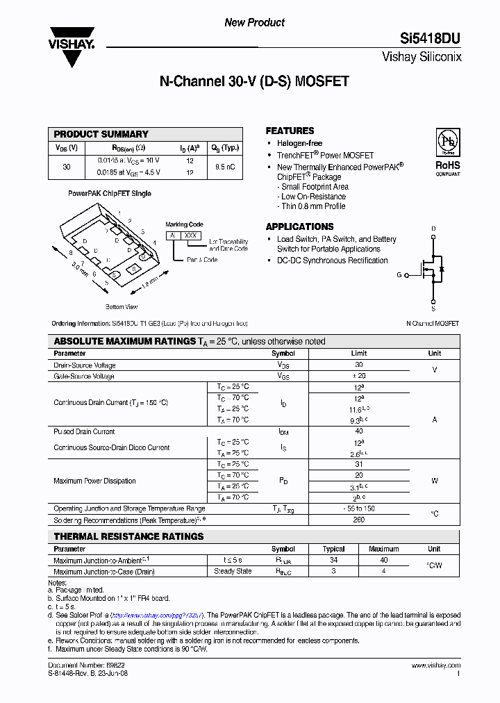 SI5418DU_4535337.PDF Datasheet