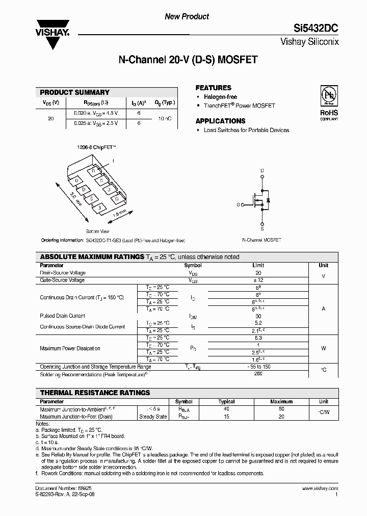 SI5432DC_4267901.PDF Datasheet