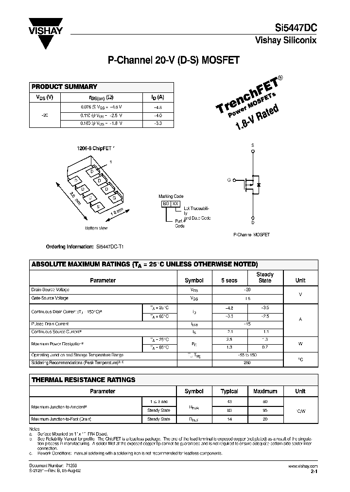 SI5447DC-T1_4256562.PDF Datasheet