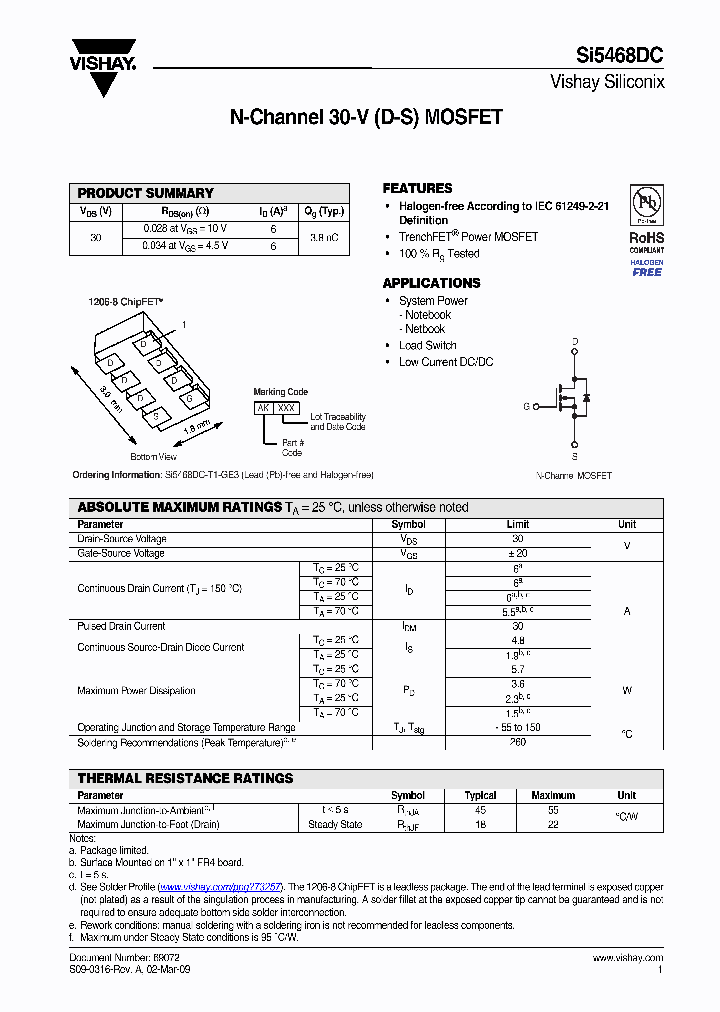 SI5468DC_4460211.PDF Datasheet