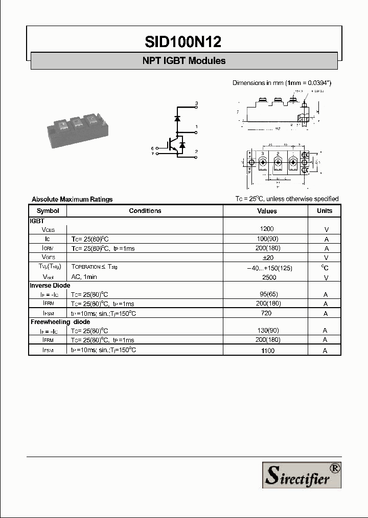 SID100N12_4193789.PDF Datasheet